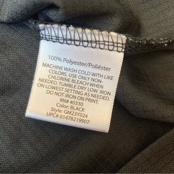 George Short-Sleeve Button Up Black Men’s Medium - Picture 5 of 5